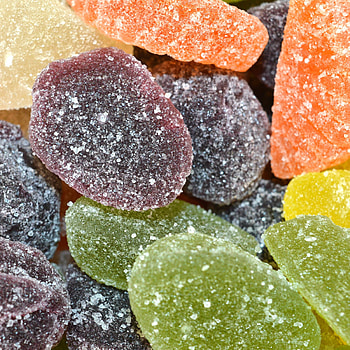 Assorted fruit jellies, Colorful and delightful, Jelly treats, Fun and flavorful HD phone wallpaper