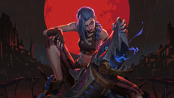Jinx Arcane League Of Legends 2024, arcane, netflix, jinx-league-of-legends, tv-shows, league-of-legends, art, digital-art HD wallpaper