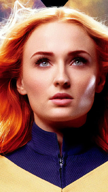 Sophie Turner, Jean Grey, Mobile HD phone wallpaper