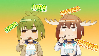 Noko Shikanoko and Meme Bashame, Anime, My Deer Friend Nokotan, Noko Shikanoko, Meme Bashame HD wallpaper