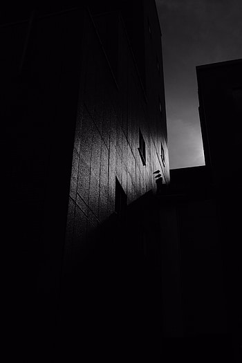 Building, Wall, Bw, Chb HD phone wallpaper