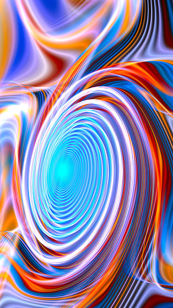 Vortex, colorful spiral, abstraction, colorful HD phone wallpaper