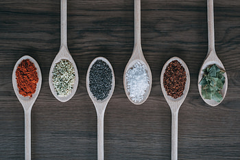Poppy Seeds, Culinary essentials, Flavorful spices, Cooking utensils HD wallpaper