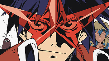Kamina, Tengen Toppa Gurren Lagann, Anime , Yoko's iconic pose HD wallpaper