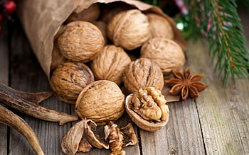 Walnuts, , Walnut backgrounds, beautification HD wallpaper