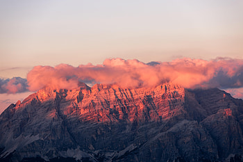 Nature, Sky, Mountains, Clouds, Rocks HD wallpaper