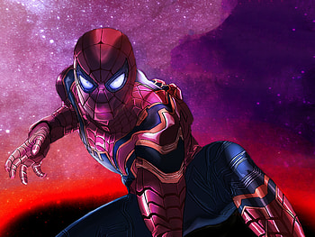 Spiderman Avengers Infinity War, spiderman, superheroes, artwork, digital-art, avengers-infinity-war HD wallpaper