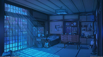 Aesthetic Anime Room, Anime Gamer Room HD wallpaper