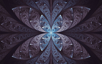 bipolar fractal, blue, shape, fractal, bipolar HD wallpaper
