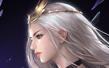 Fairy, girl, art, dong wook shin, bluezima, face HD wallpaper