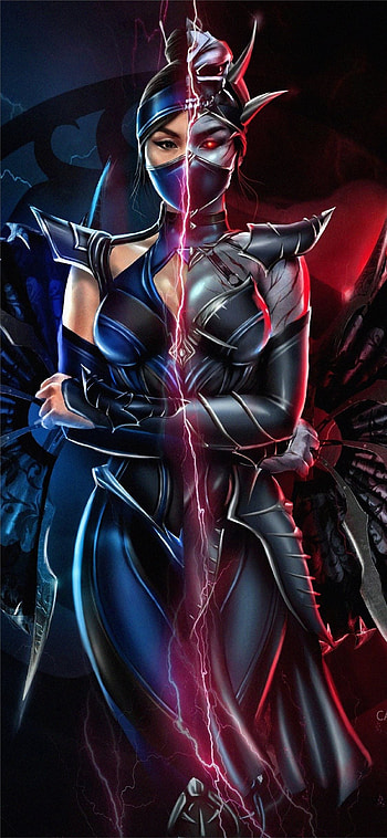 Mortal Kombat 11, Kitana , Art, Comics HD phone wallpaper