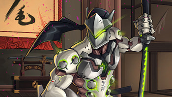 Genji Overwatch Comic Art, genji-overwatch, overwatch, games, artwork, artist, artwork, digital-art, deviantart HD wallpaper