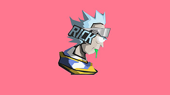 Rick And Morty Facet Minimal , rick-and-morty, tv-shows, minimalism, minimalist, artstation HD wallpaper
