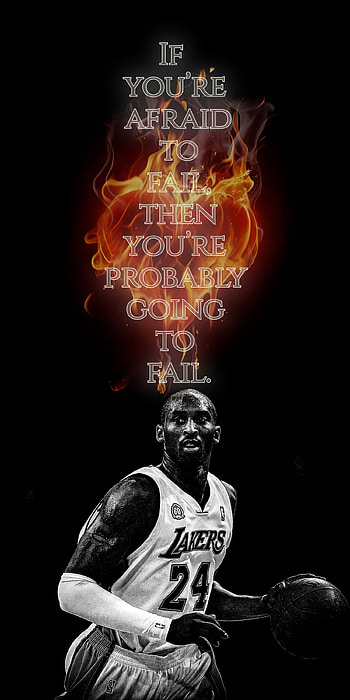 Kobe Bryant Quote, basketball, kobe_bryant, nba, quotes HD phone wallpaper