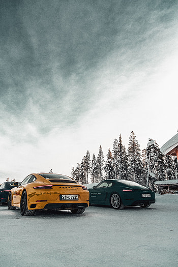 Sports, Porsche, Races, Snow, Cars, Sports Car HD phone wallpaper