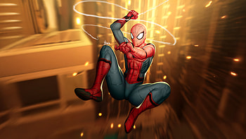 Spider Man Web Crawler, spiderman, superheroes, artwork, art, digital-art, artstation HD wallpaper