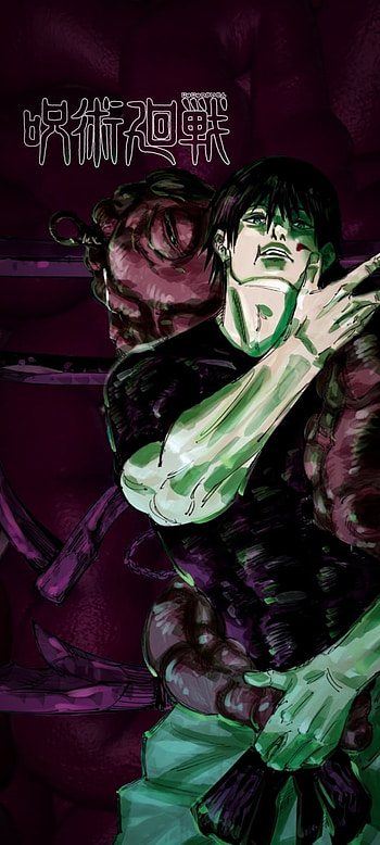 Toji fushiguro, magenta, art HD phone wallpaper