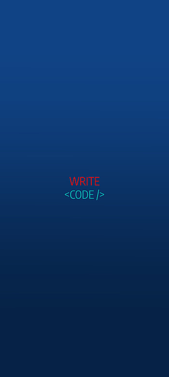 WRITE CODE., coding, code, programmers HD phone wallpaper