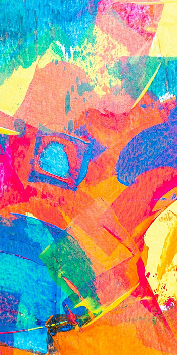 Colorful abstract paint , Art, Colors, Backgrounds HD phone wallpaper
