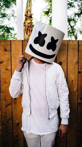 Marshmello, White Dress HD phone wallpaper