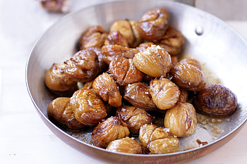 Roasted chestnuts, Winter delicacy, Nutty aroma, Seasonal treat HD wallpaper
