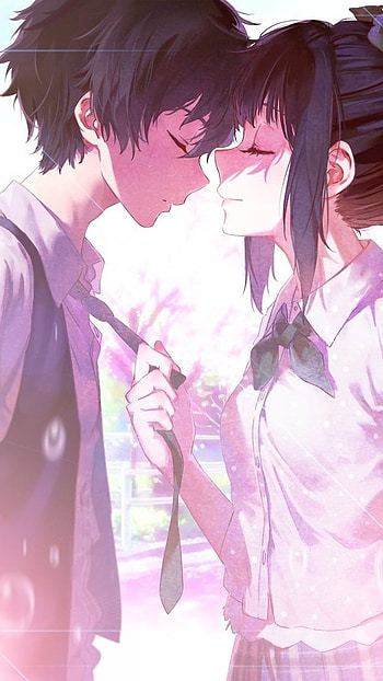 Anime Couple, Anime, Love Art HD phone wallpaper