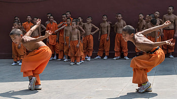 Shaolin kids, Kung Fu HD wallpaper