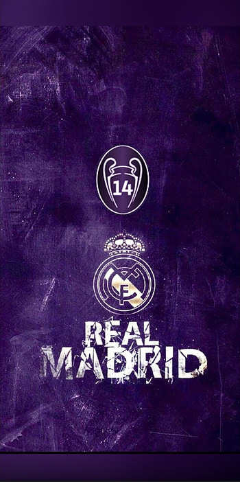 14 Champions Real Madr, king, purple, madrid, champion HD phone wallpaper