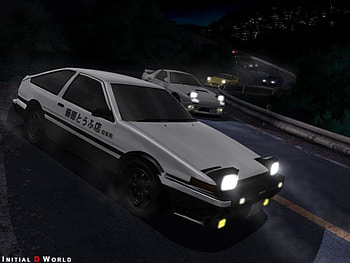 AE-86 leadin' ..., first, trueno, cars, toyota, stage, takumi, d, 86, initial, ae HD wallpaper