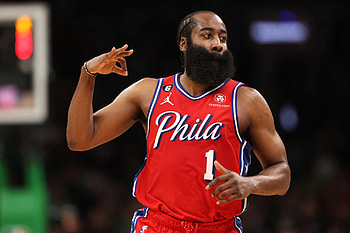 James Harden Philadelphia 76ers NBA, Philadelphia 76ers, NBA, James Harden, Sports HD wallpaper