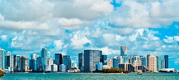 Cities, Sky, Clouds, Usa, Building, United States, America, Miami, Florida, Miami Beach, High-Rise Buildings HD wallpaper