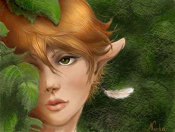 Elf, lady, fantasy, girl, woman, female HD wallpaper