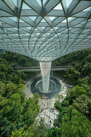 Singapore Changi International Airport Jewel Changi Airport, luxury lifestyle awards HD phone wallpaper