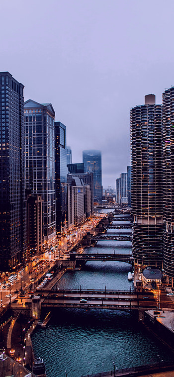 City , Artistic cityscape, Modern urban aesthetics, High-definition beauty HD phone wallpaper