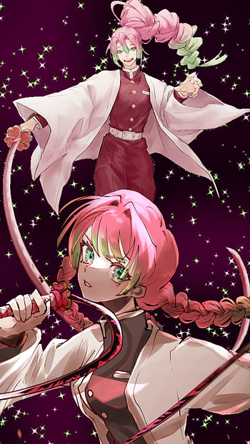 mitsuri, demon_slayer, anime HD phone wallpaper