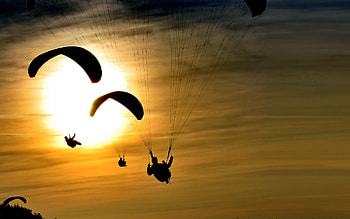 Paragliding sport, Captivating , Stunning visuals, Skyward inspiration HD wallpaper