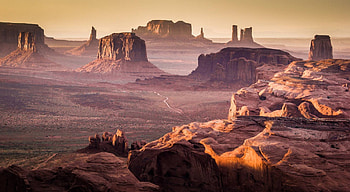 desert sunset, fun, desert, cool, nature, sunset, mountain HD wallpaper