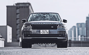 Range Rover Vogue, front view, 2021 cars, L405, SUVs, JP-spec, luxury cars, 2021 Range Rover Vogue, Range Rover HD wallpaper