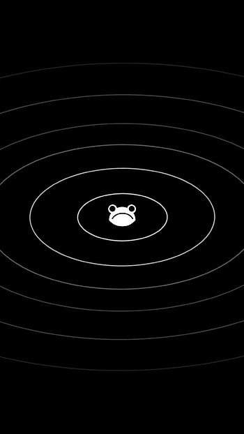 Art, Waves, Vector, Circles, Minimalism, Frog HD phone wallpaper