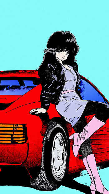 Carwave, Anime, 80s HD phone wallpaper