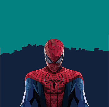 Spider-man, low poly, art HD wallpaper