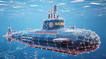 submarine, underwater, ocean HD wallpaper