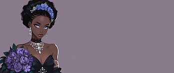 purple bride HD wallpaper