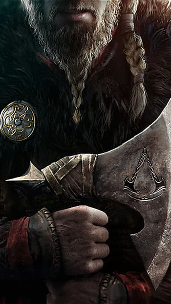 Eivor axe, assassin creed valhalla, game, axe HD phone wallpaper