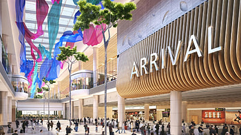 Singapore Changi Airport, Airport , Serene backgrounds, Travel hub HD wallpaper
