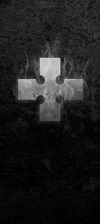 Black & White, cross, Anime, Fire Force, Black And White Anime HD phone wallpaper