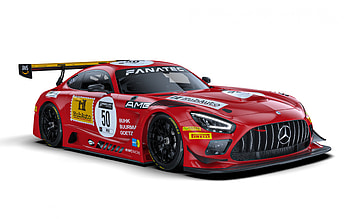2021, Mercedes-AMG GT3, racing car, tuning, exterior, 24 Hours of Spa, German sports cars, Mercedes-Benz HD wallpaper