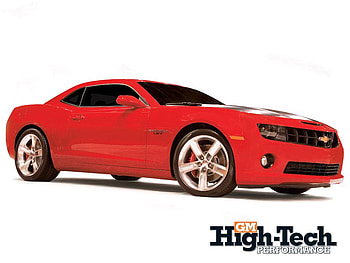 LS 7, bowtie, camaro, gm, red HD wallpaper