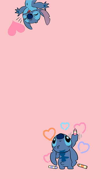 Stitch background, Animation HD phone wallpaper
