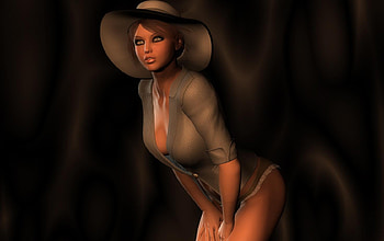 Woman, sexy, beautiful, 3d HD wallpaper